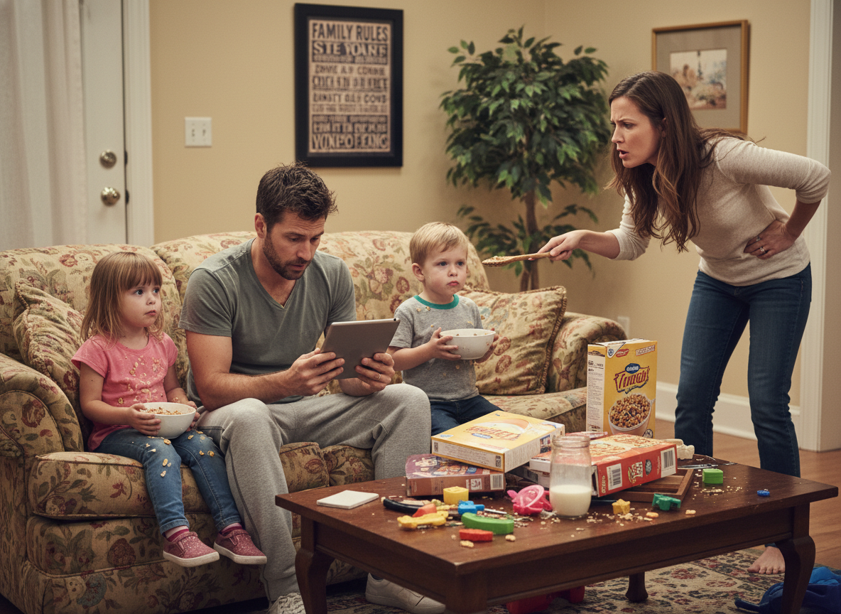 AITAH for Telling My Husband to Help Feed His Own Kids?