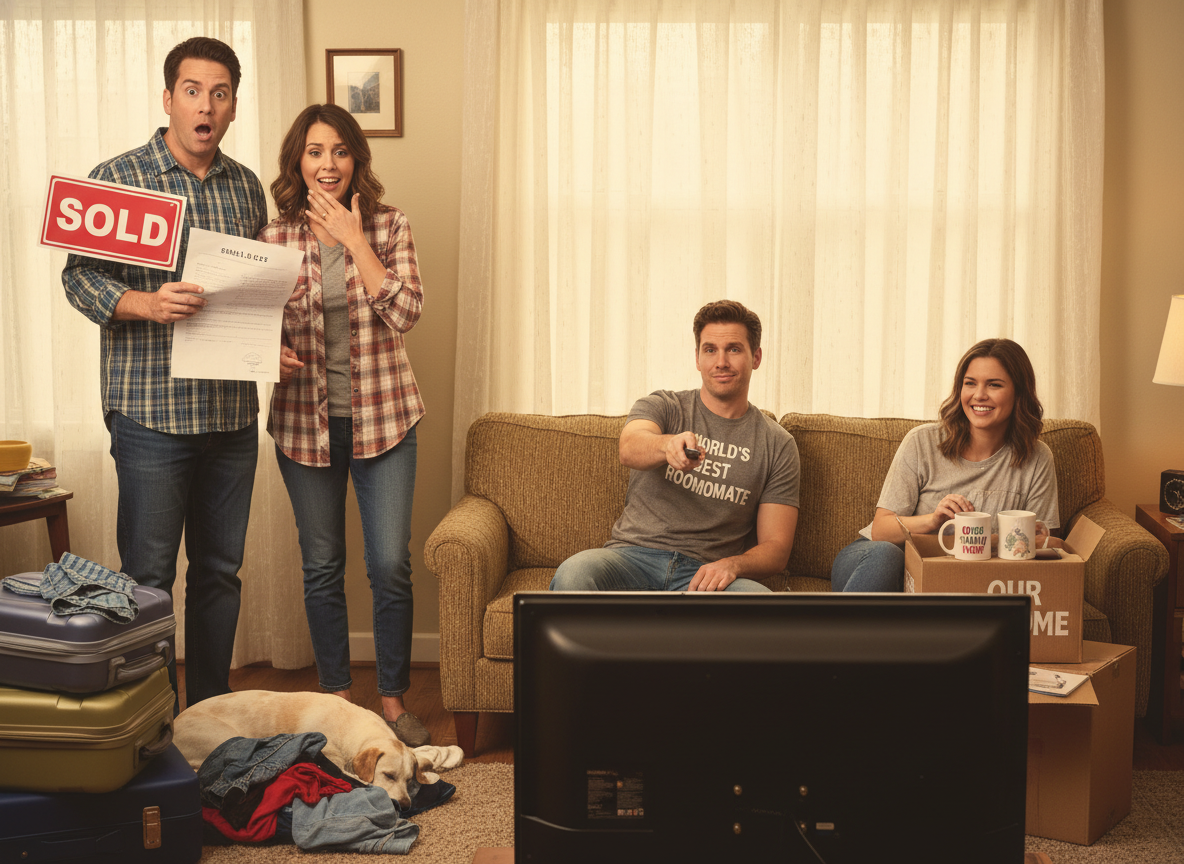 We got an offer on a house, our friends asked if they can move in