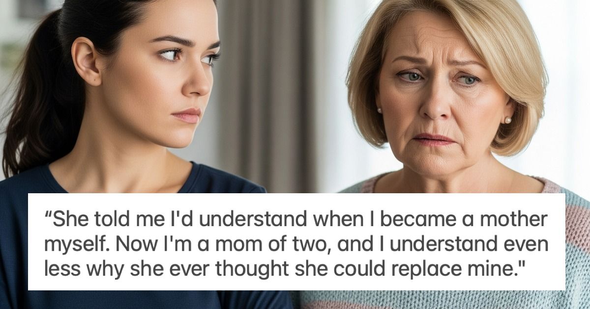 'AITA because I still don't see my stepmother as one of my moms after becoming a mom myself?'