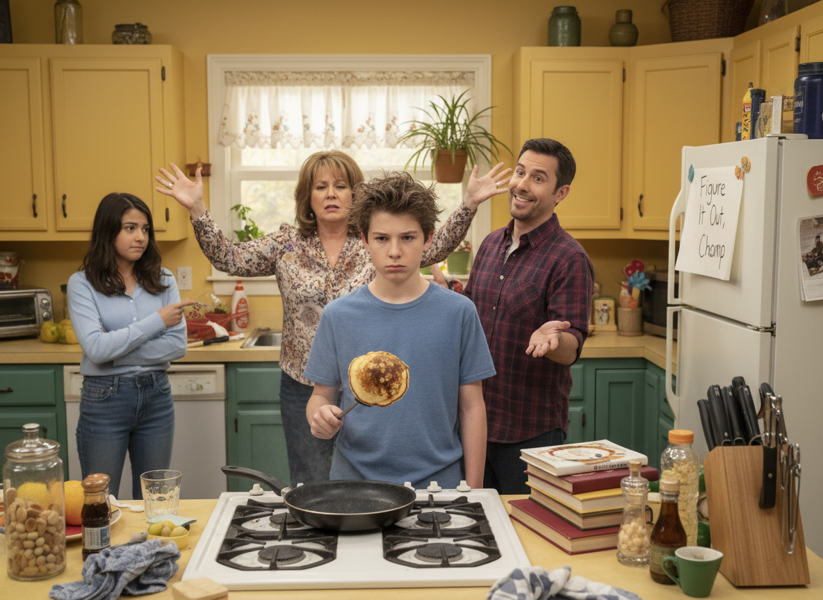 AITA for making my 14 year old fend for himself ?