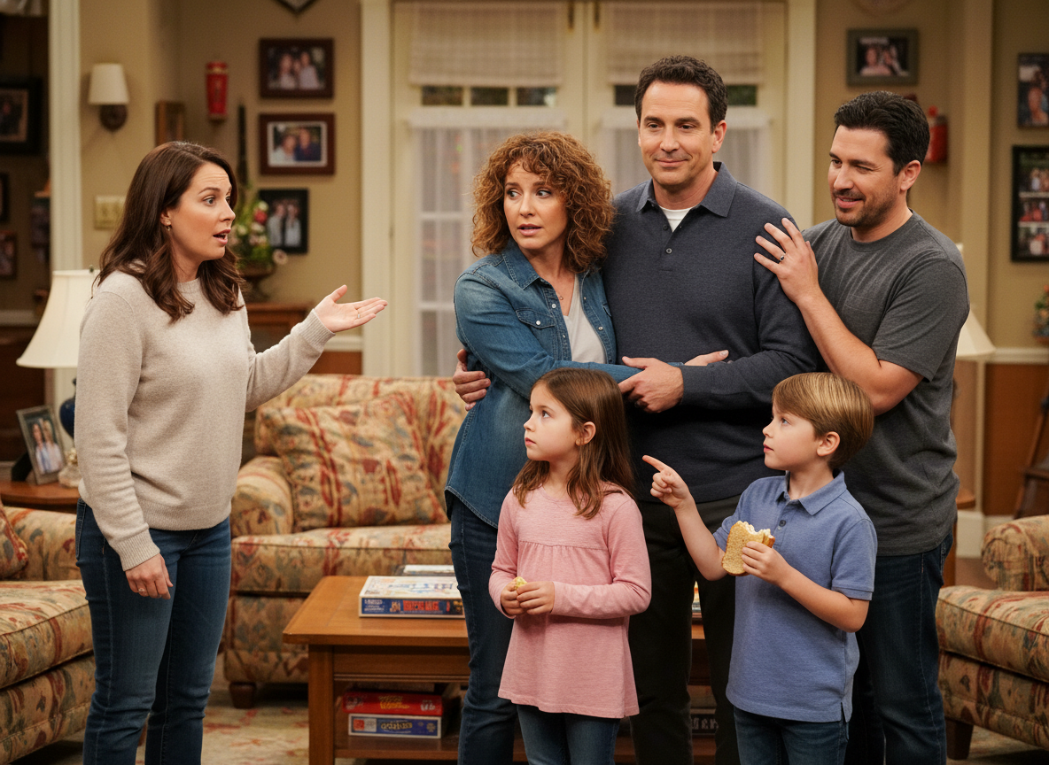 AITA for asking my sister to be discreet about her polyamorous (Male-Female-Female) relationship in front of the kids?