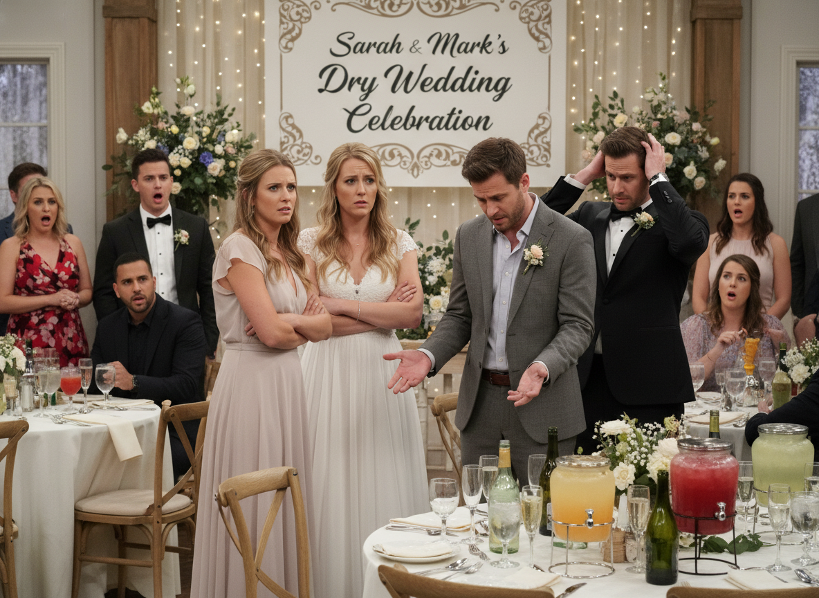 AITA for a dry wedding and telling someone he has an alcohol problem?