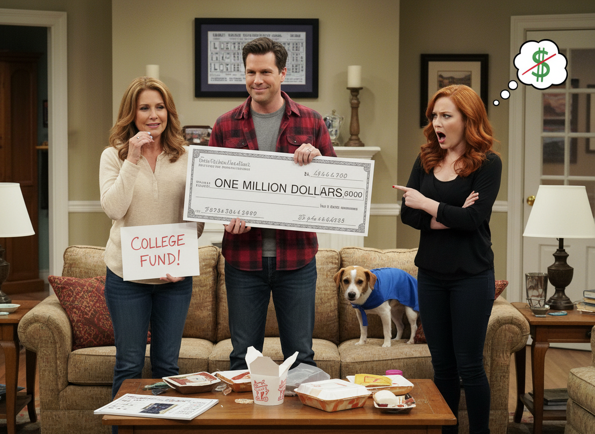 I won millions and want to give my ex a cut, so my girlfriend is losing it