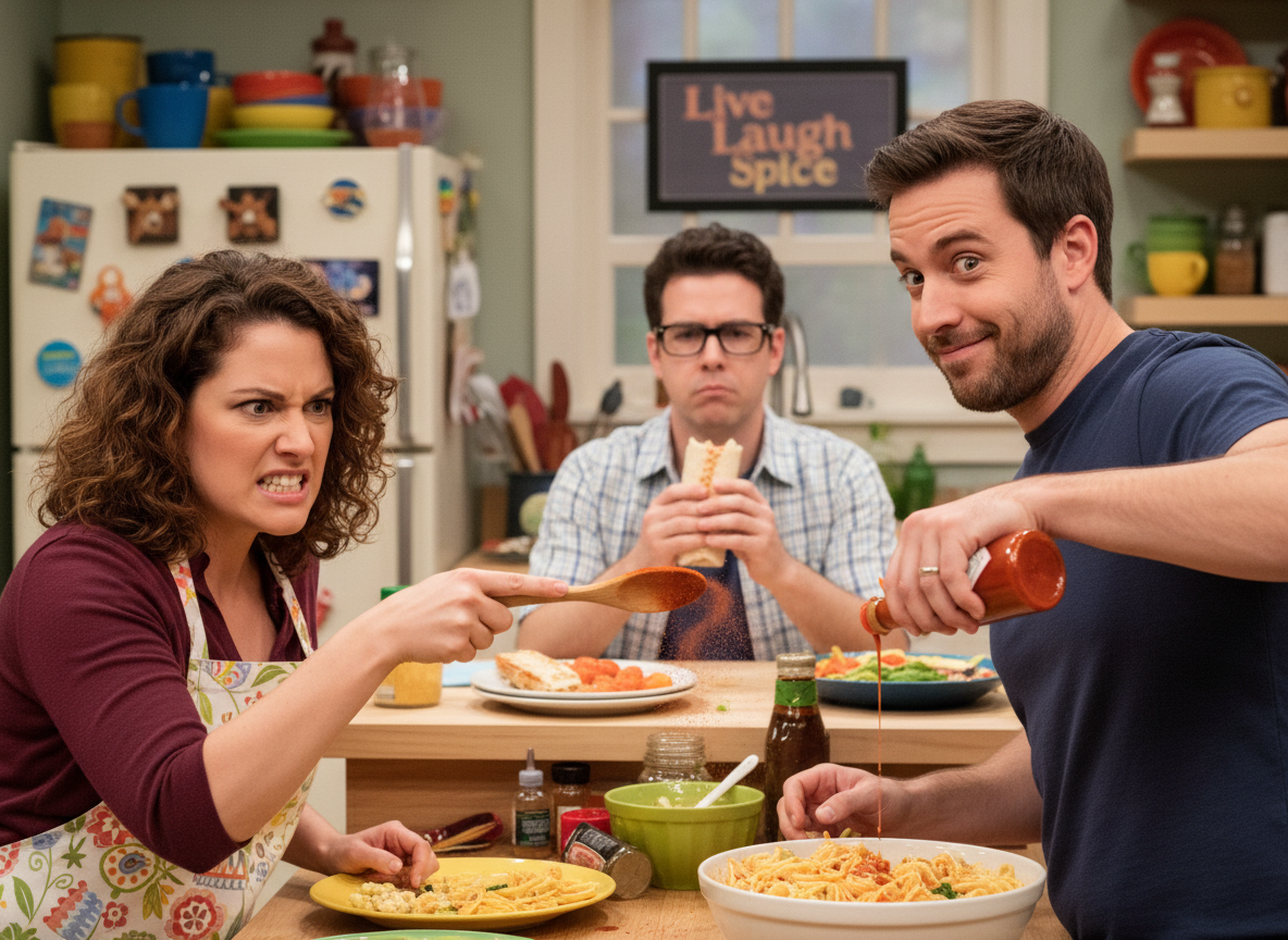 AITA for yelling at my BF to stop adding s**ce to my food?