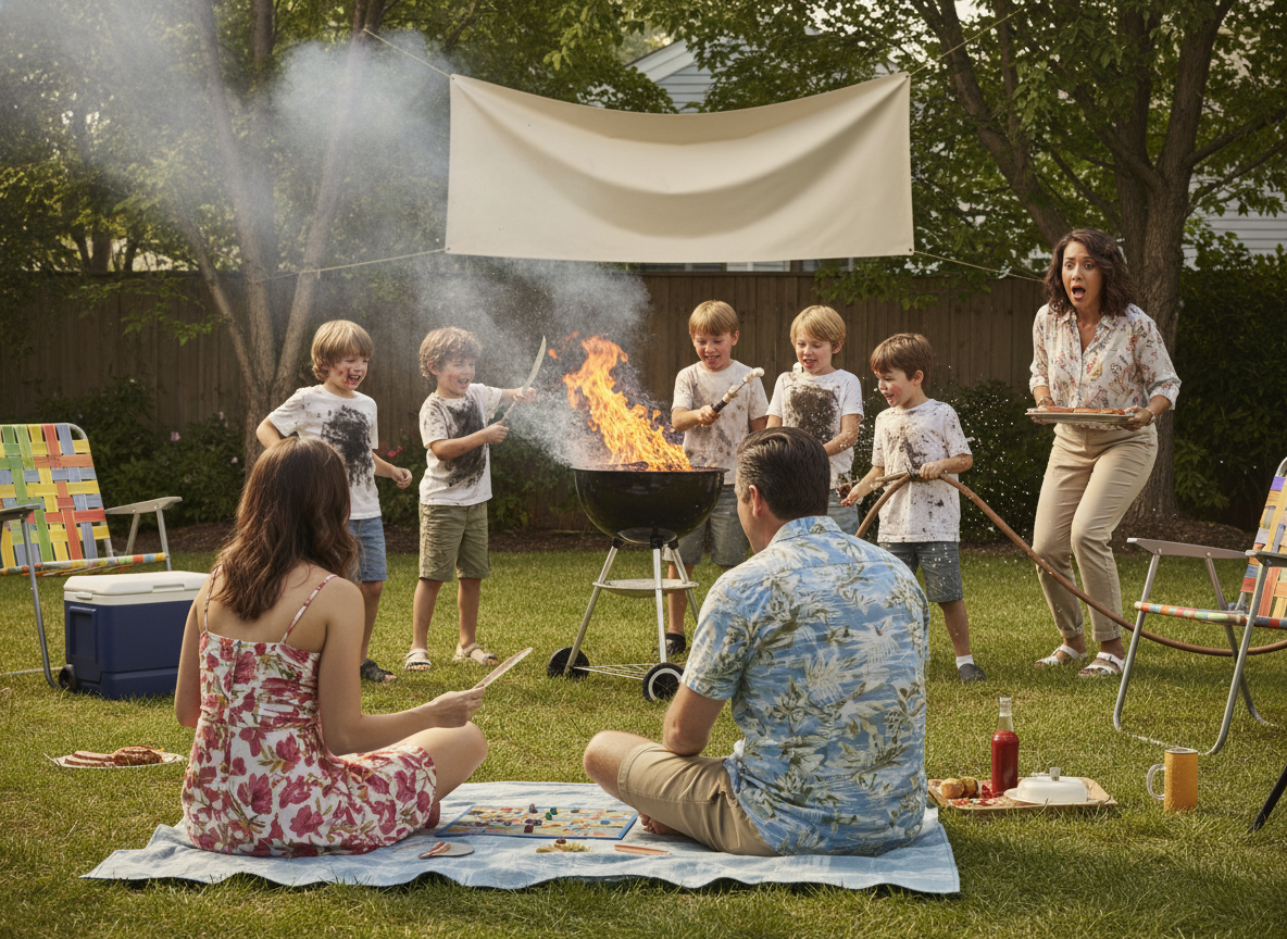 AITA for not watching kids at a cookout and leaving them unsupervised