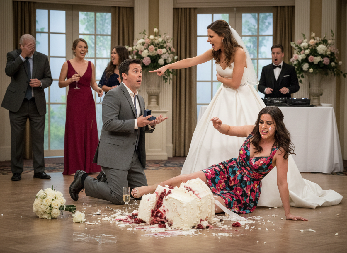 AITA for ruining a proposal at a wedding?