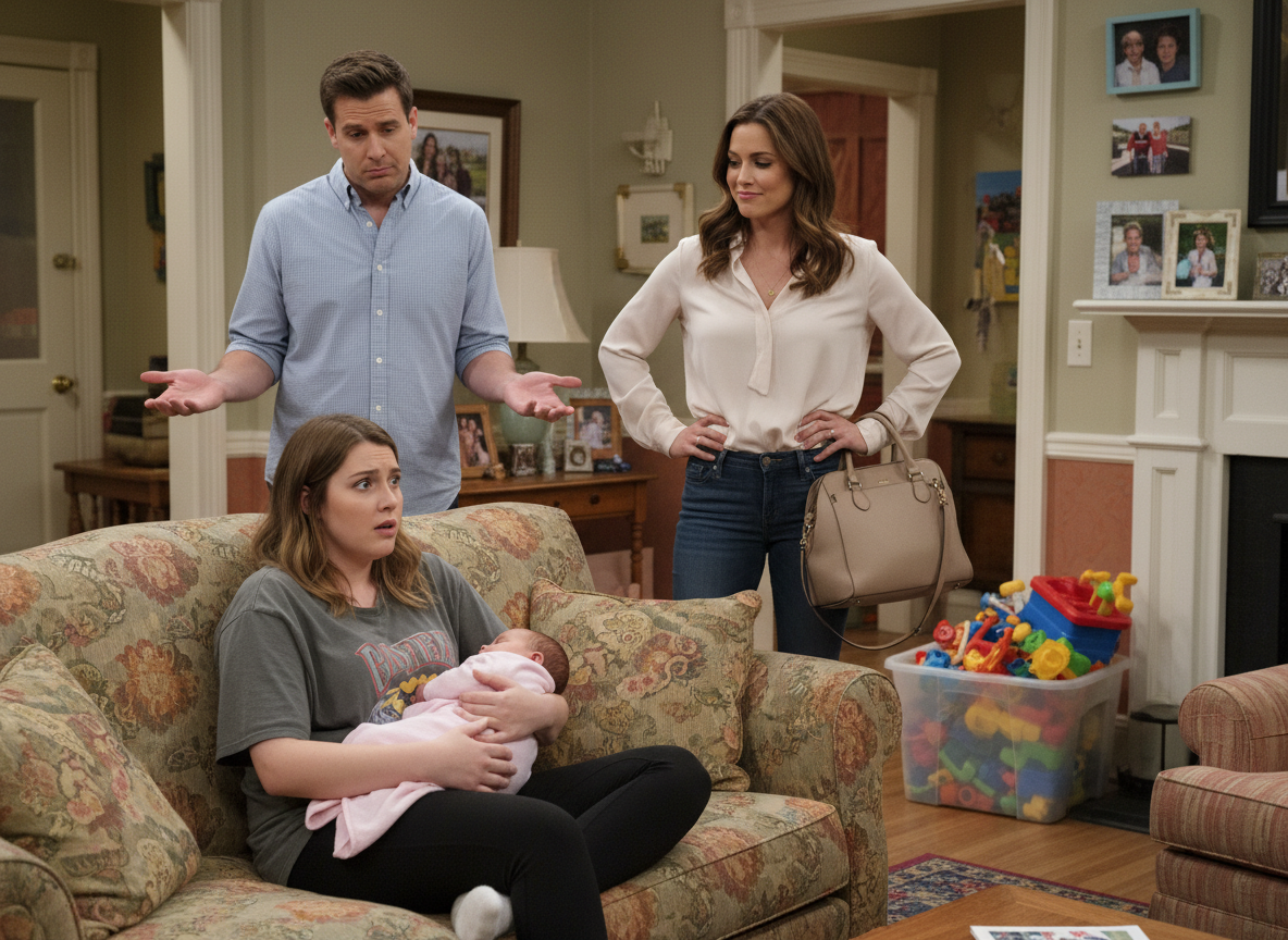 AITA for making my younger sister watch my baby?