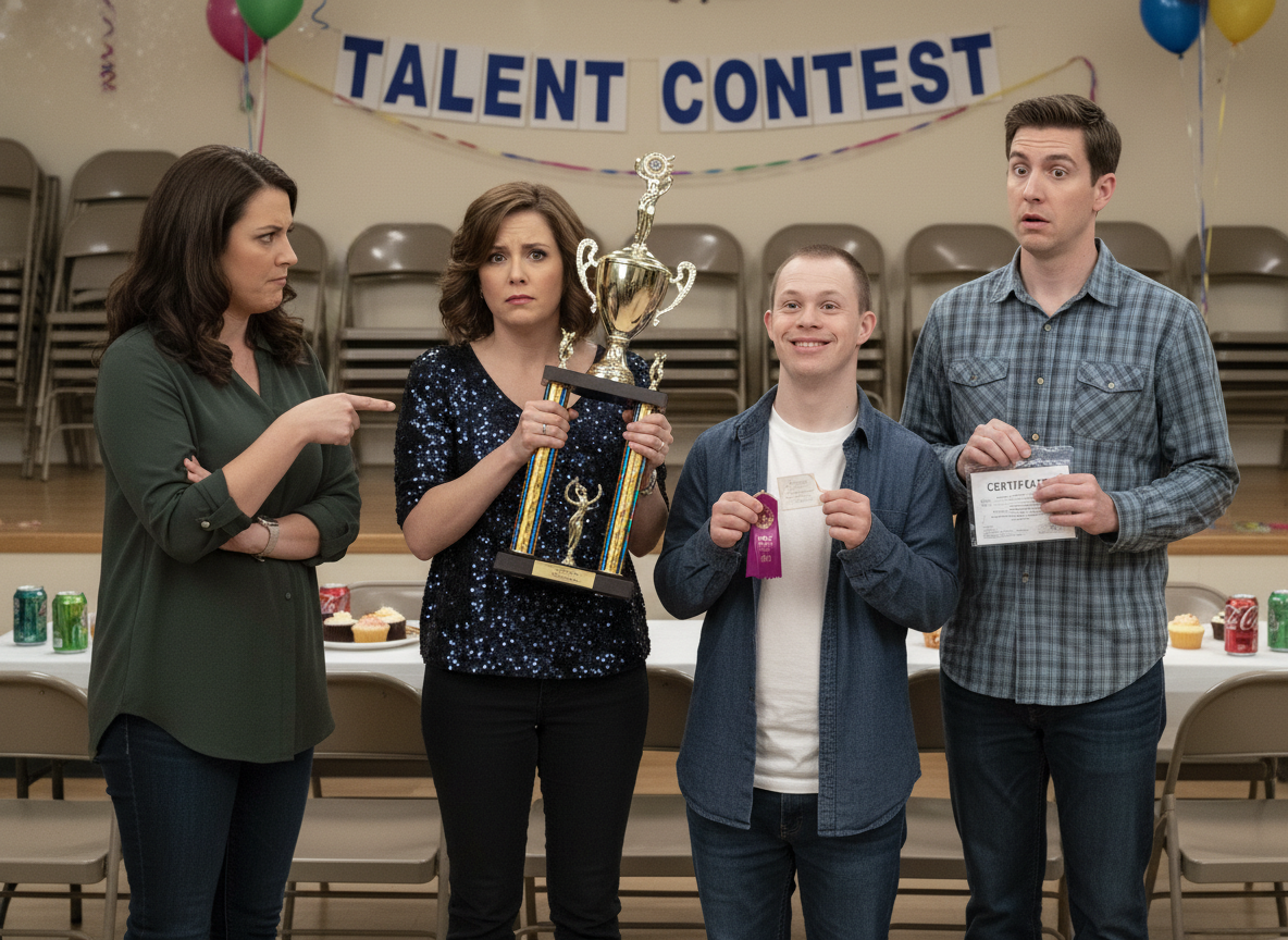 AITA for not sharing my prize with a mentally handicapped person in a contest?