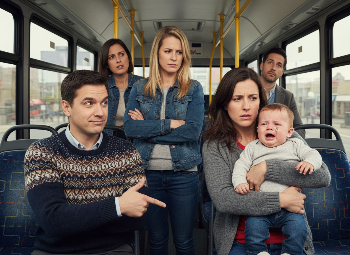 Redditor Switches Seats With A Mother And Her Crying Baby To "Teach His Wife A Lesson" After Complaining About It