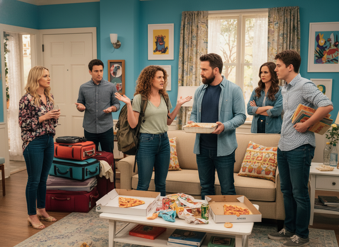 AITAH for saying I can’t bring food to a party after traveling across the country? 