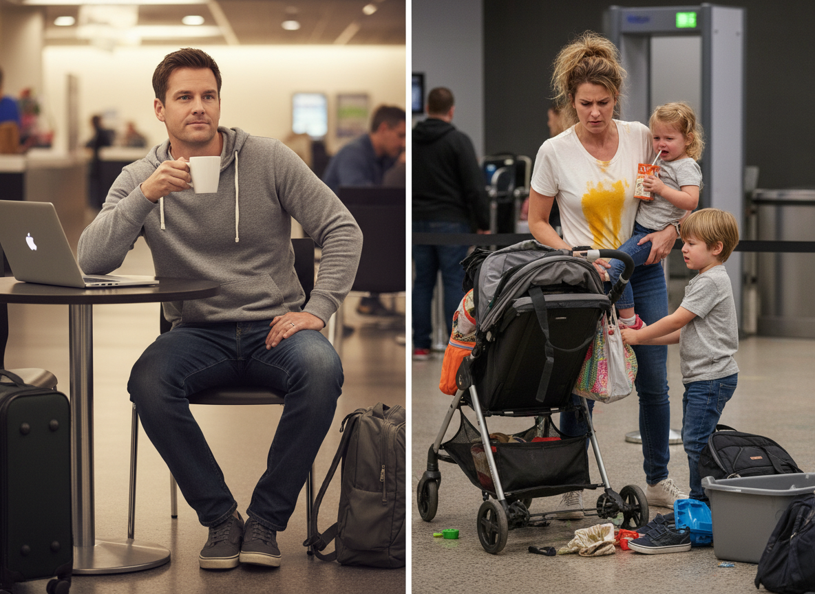 AITAH if I use TSA PreCheck while my wife and kids don't when we travel for a wedding in 2 months