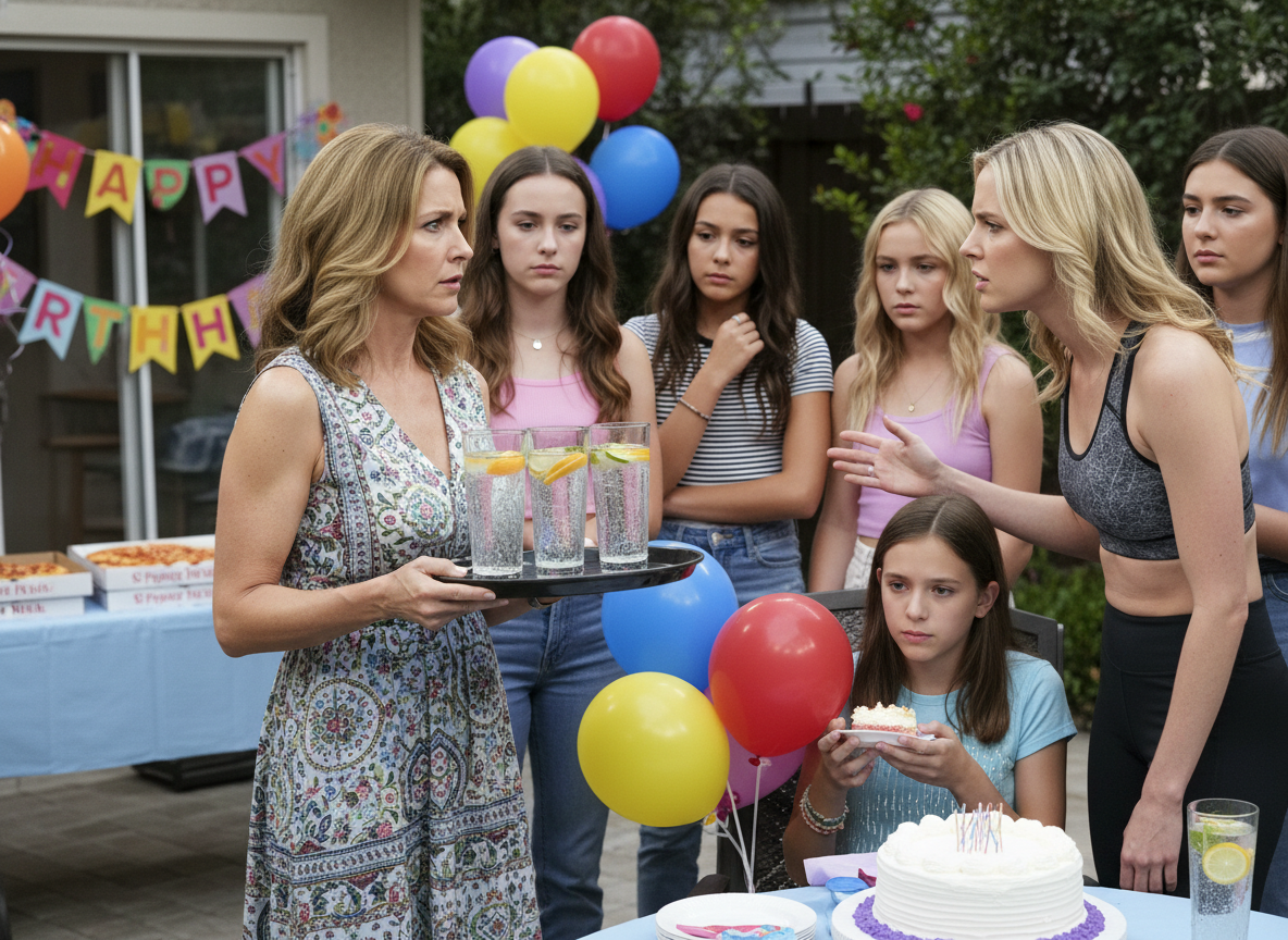 AITA for having flavored sparking water at my teenage daughter's birthday party? Another mom accused me of trying to give her daughter an eating disorder.