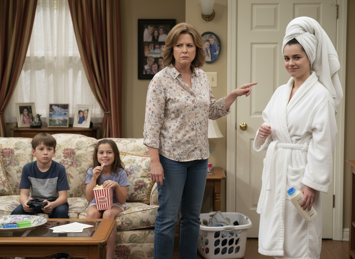 AITA for telling my kids babysitter that it was inappropriate of her to shower in my home?