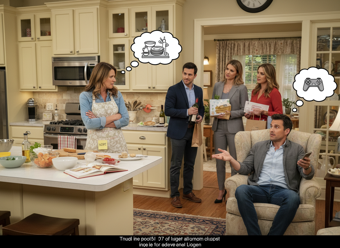 AITA for backing out of cooking for my DH's guests after he told me "Do your job"?