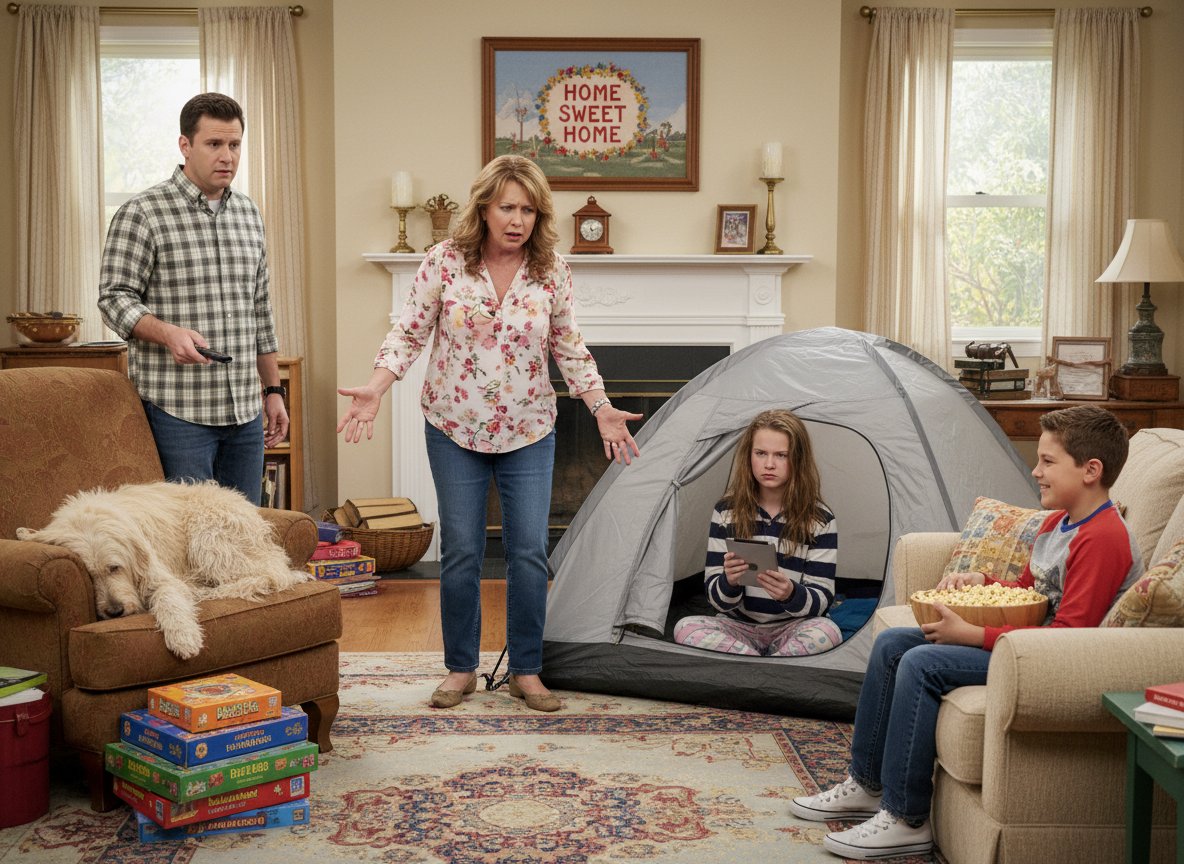 AITA for making my daughter sleep in a tent