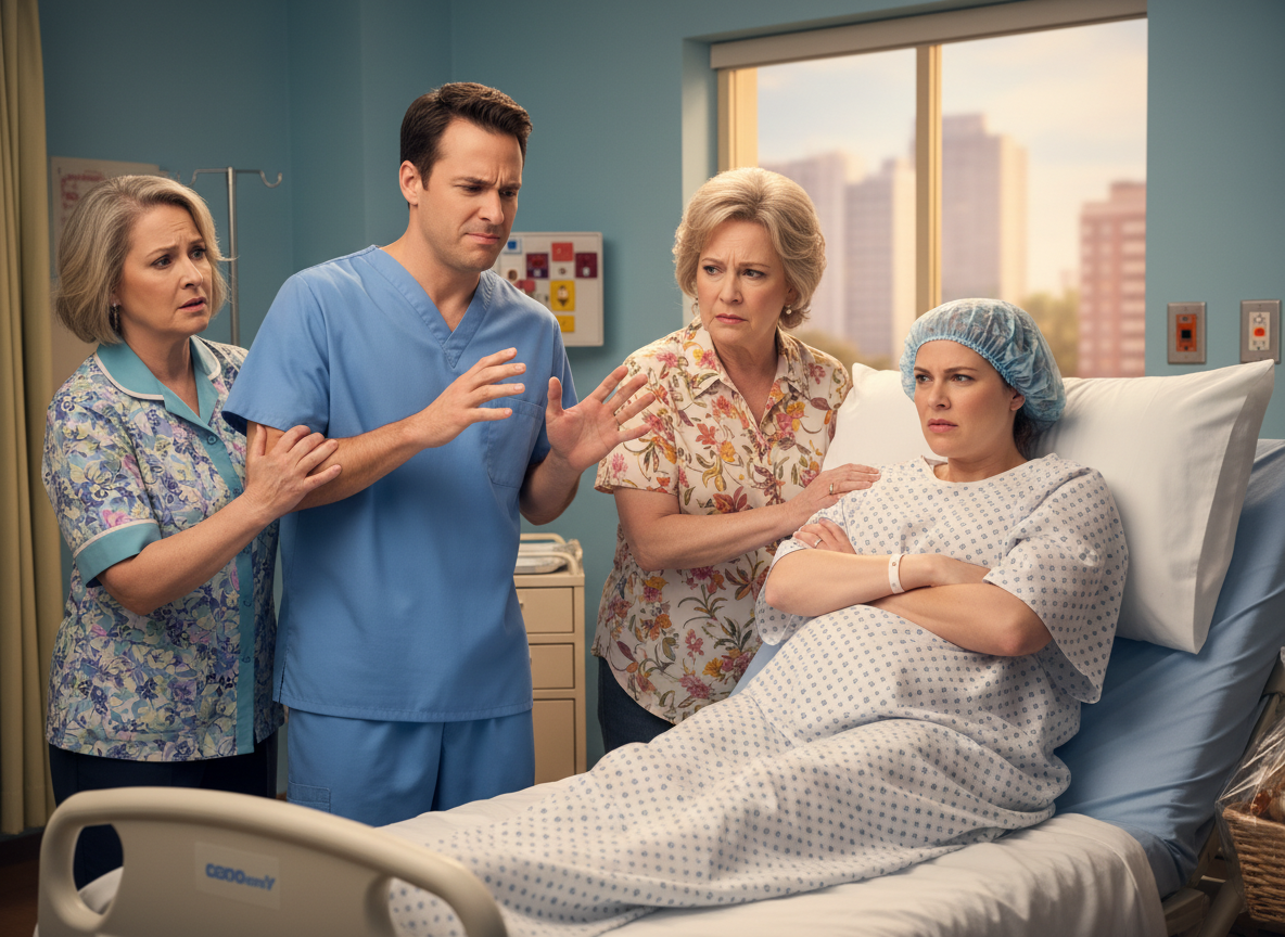 AITA for having my husband out of the delivery room when he brought his mother instead of mine?