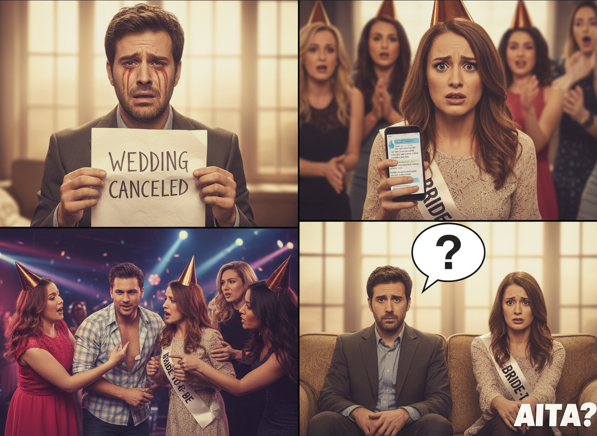 AITA for calling off my wedding after my fiance almost cheated at her bachelorette party?