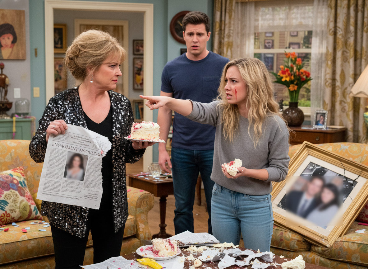 AITA for kicking my mom out after ruining our engagement announcement?