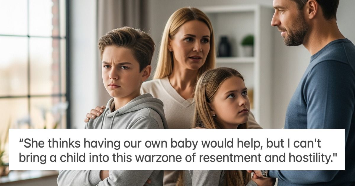 'AITA for wanting to end my engagement because her kids don't accept me and I want a family of my own?'