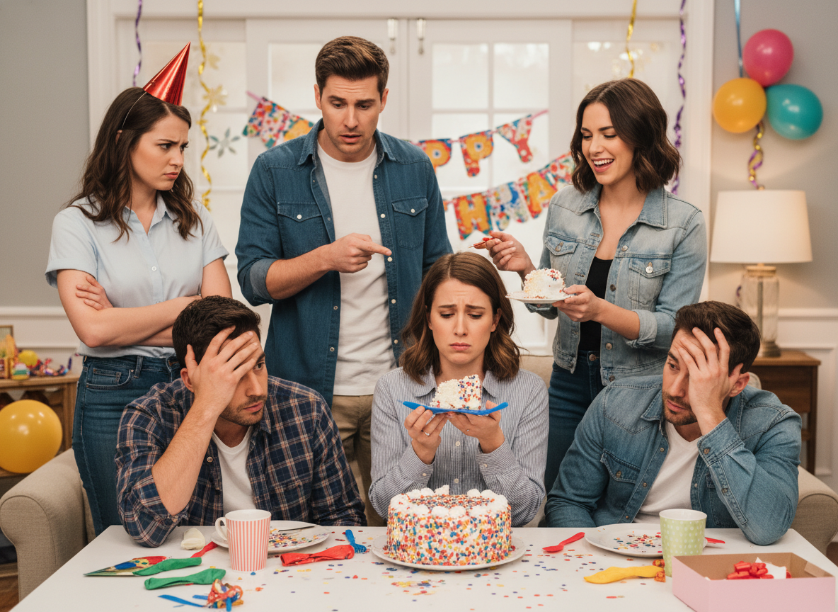 AITA for accepting cake at my friend's birthday party?