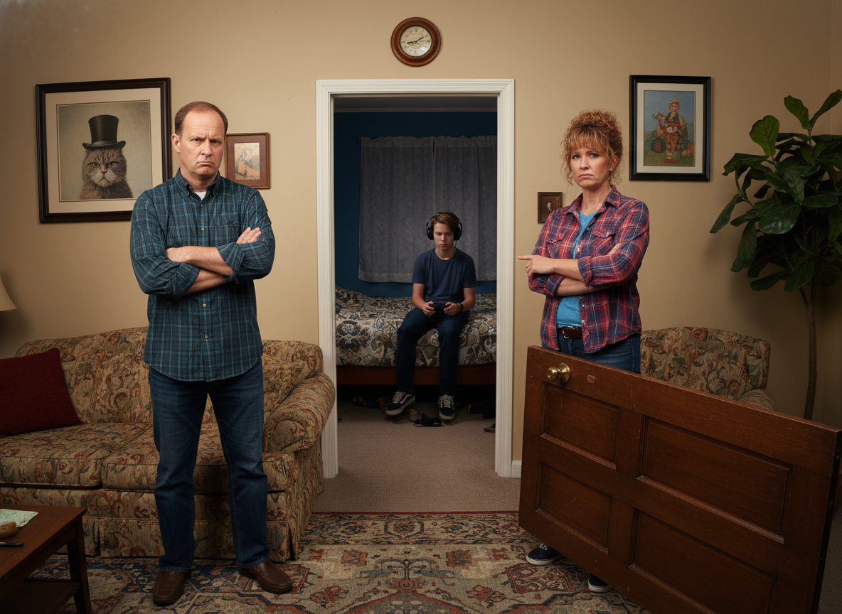 AITA for removing the door to my son's room indefinitely?