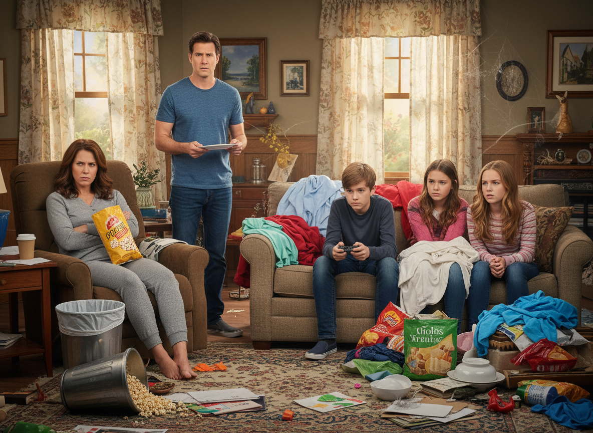 AITA for "going on strike" and refusing to clean until my kids and husband step up to help?