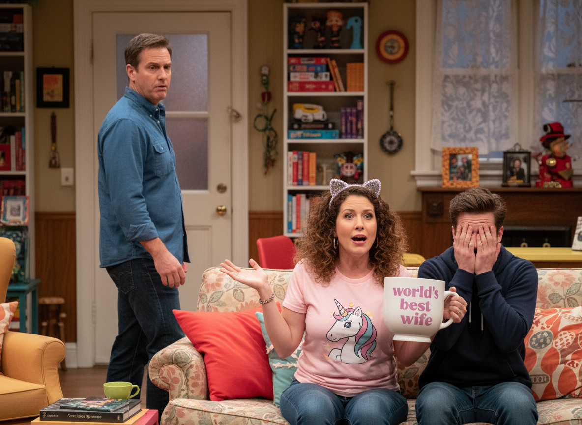 AITA for leaving my wife by herself when she talks in a cringy manner