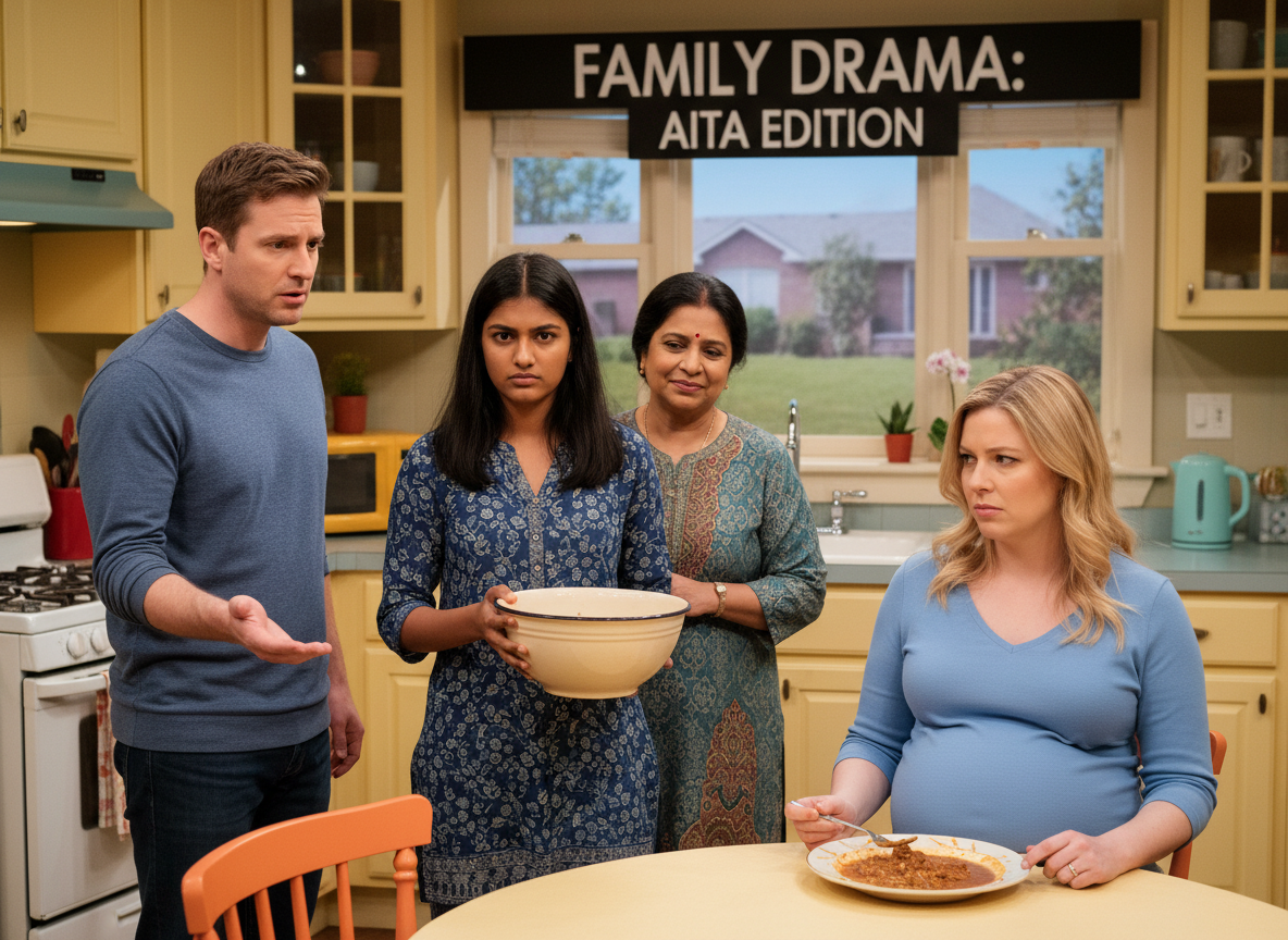 AITA for not saving food for my boyfriend's pr****nt stepmom after she commented about my ethnic food looking like p**p and making the whole dish for her again?