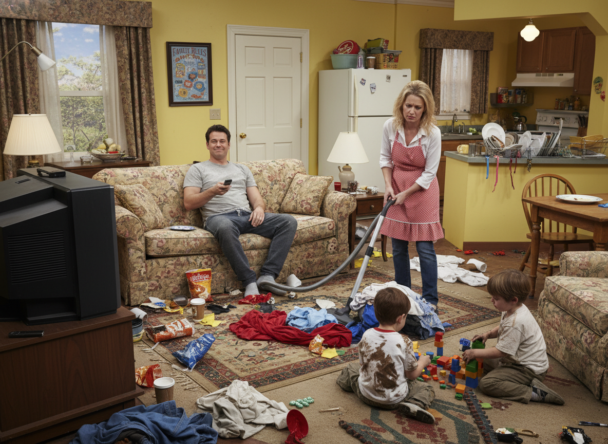 AITA for refusing to help with housework because it's my wife's job?