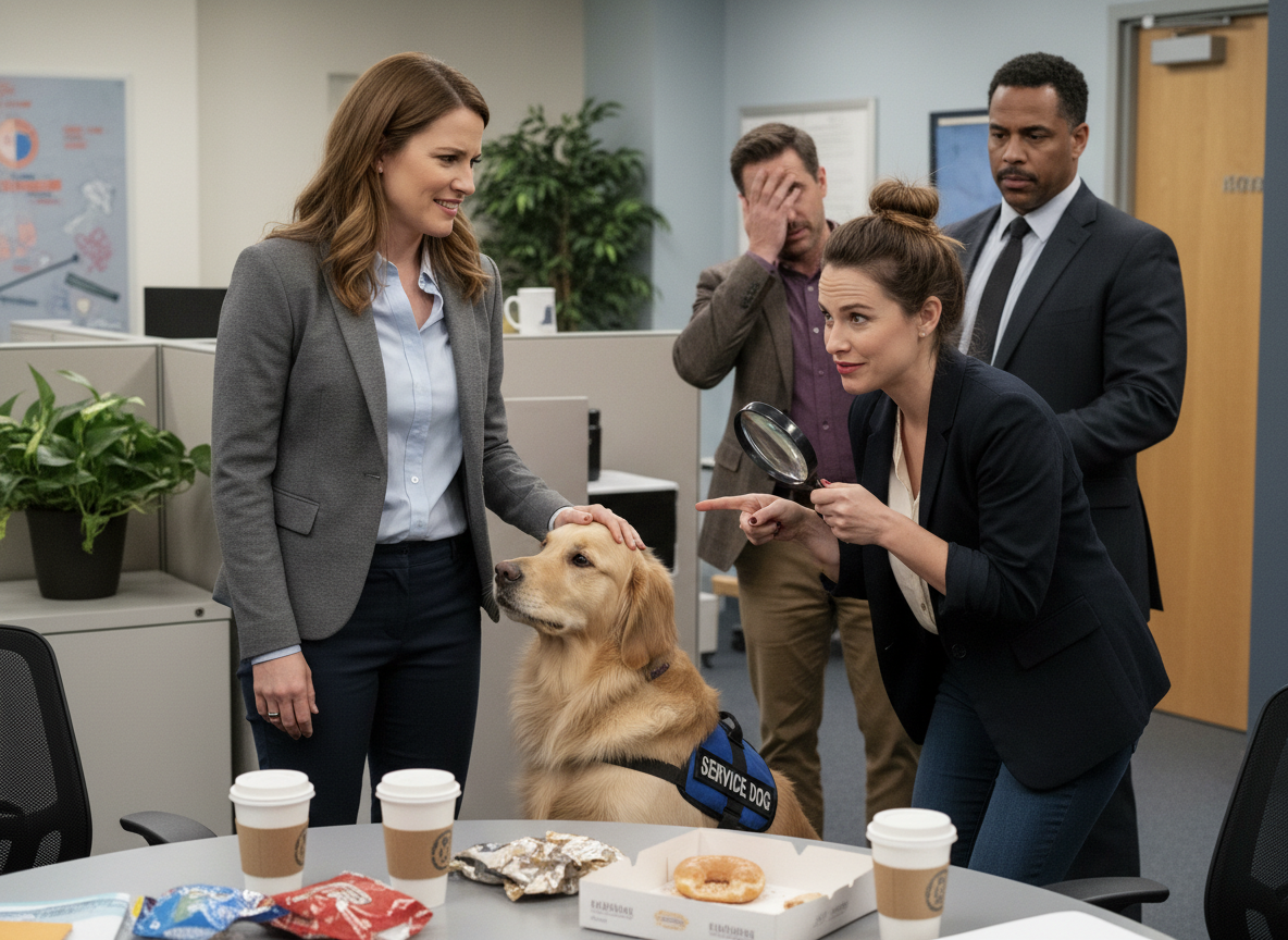 Coworker tried to expose my service dog as fake and got fired, now her friends are stalking me