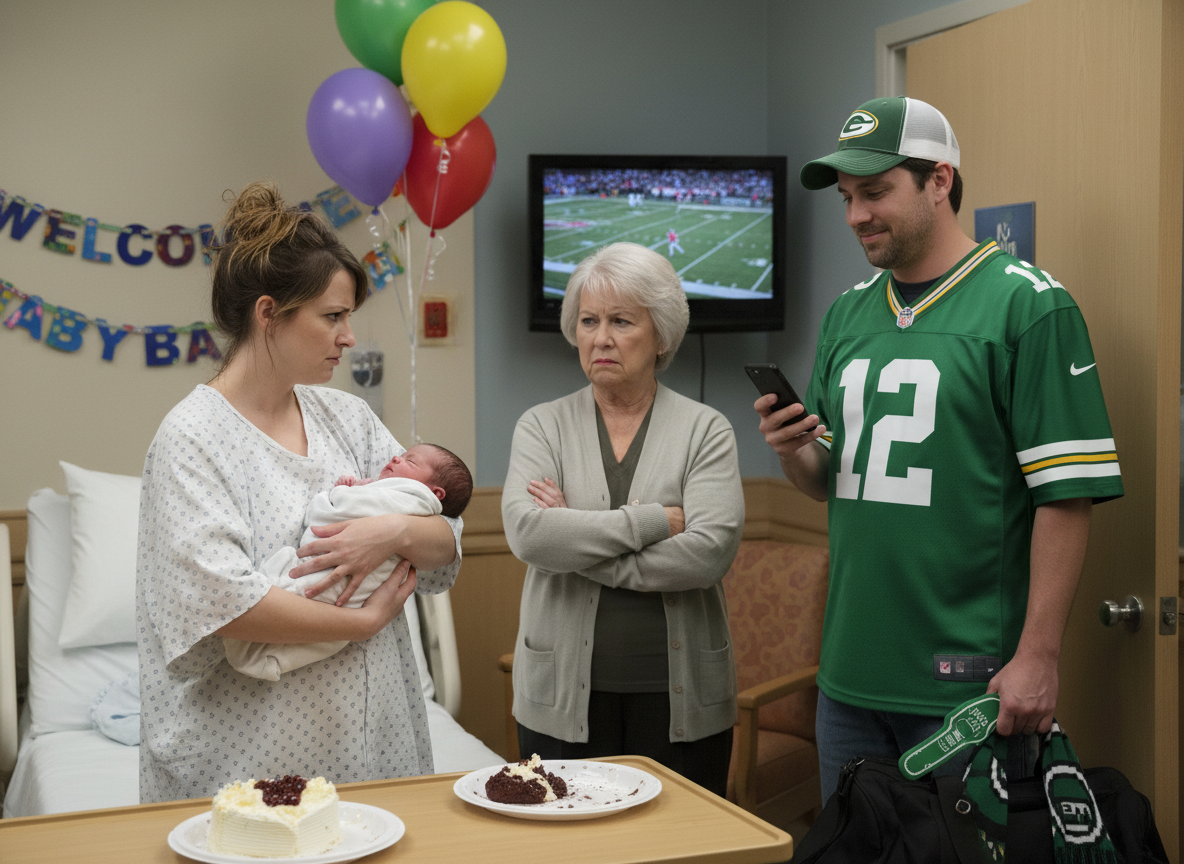 AITA for being upset that my husband was adamant on going to a football game less than 24 hrs after the birth of our child