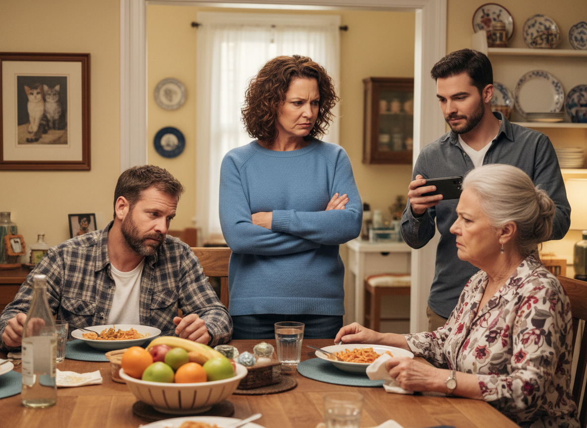 AITA for refusing to make my husband apologize for what he said to my mom at dinner table?