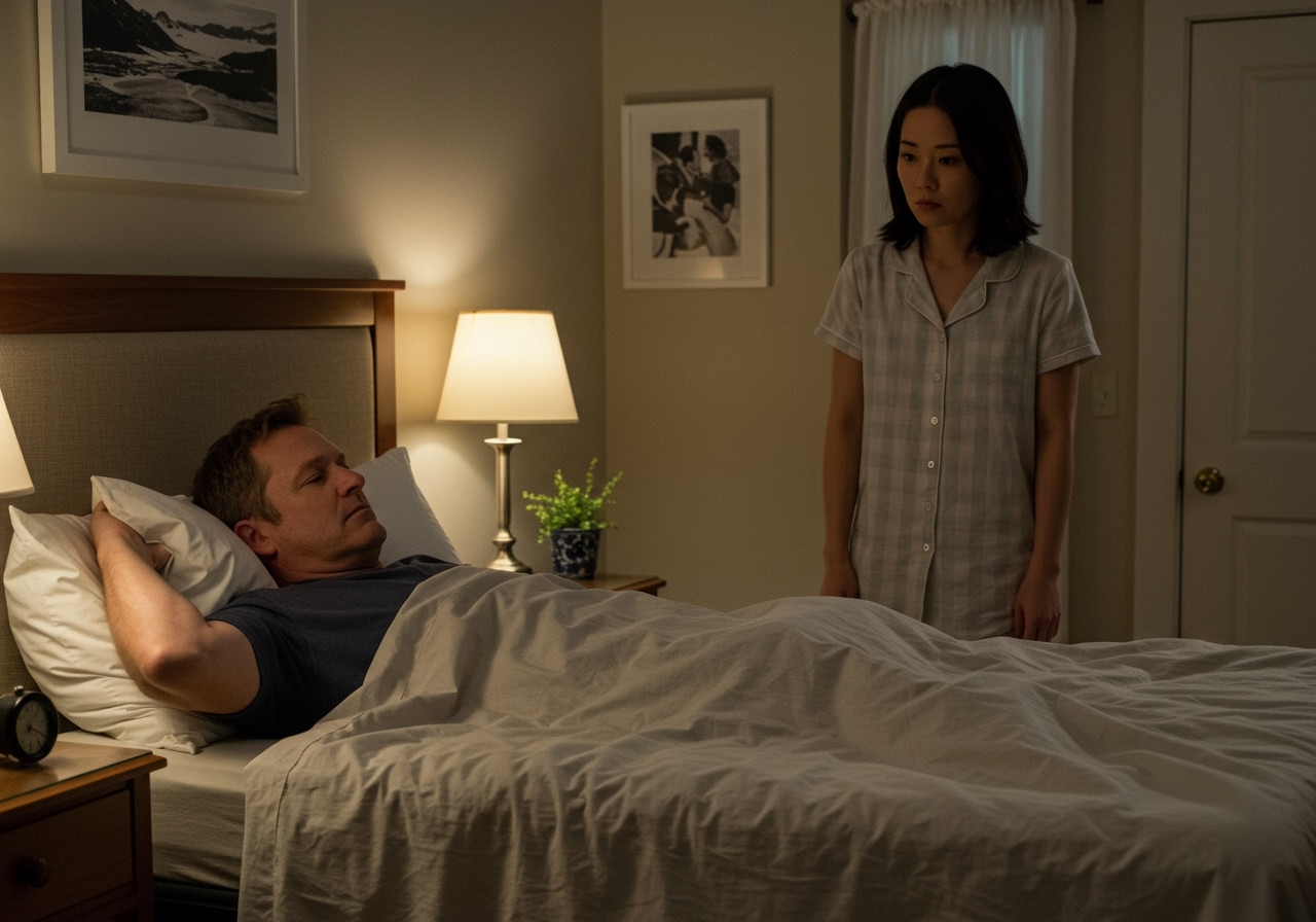 AITA for not allowing my husband to fall asleep with the TV on?