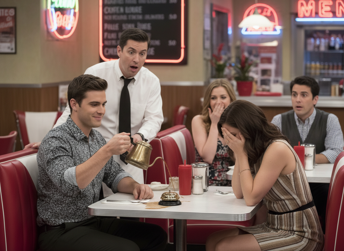 AITA for cancelling dinner when my boyfriend brought a bell to the diner to "grab" the staff's attention?