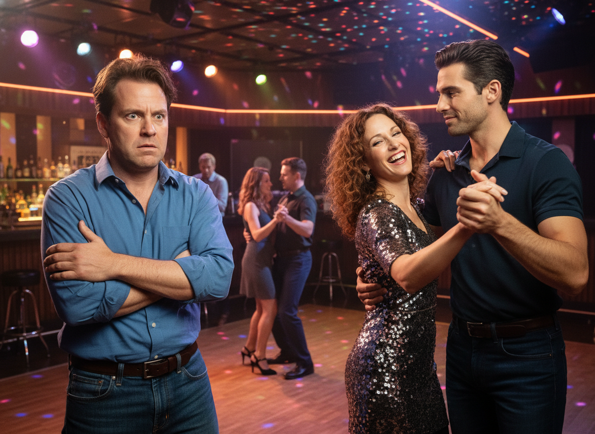 My wife danced with a stranger on our rare date night and called me controlling for stopping it