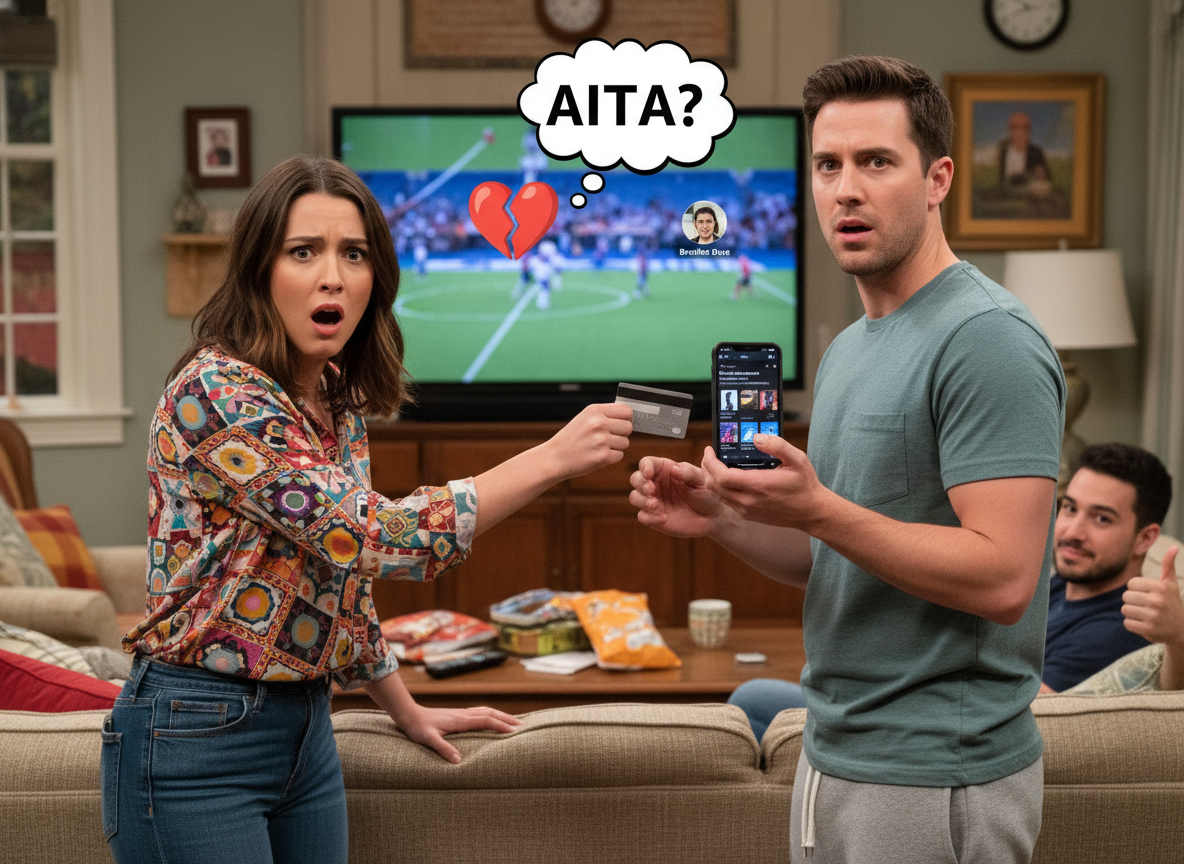 AITA for ripping my debit card out of my fiancé's hand when I saw him purchasing stuff for his brother off Amazon?