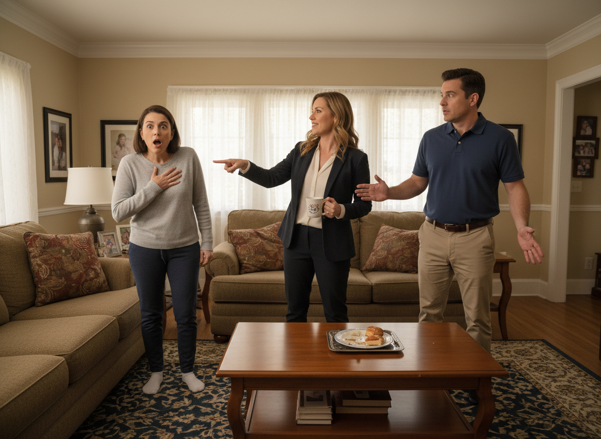 Aitah for setting a woman straight when she claimed to be my husband's workwife in my house? 