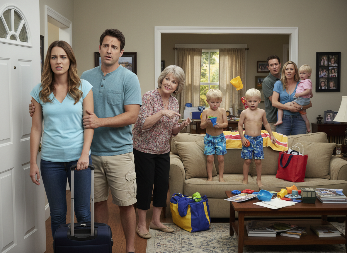 AITA for going home right after I found out that my FMIL lied about not bringing kids on this family trip?