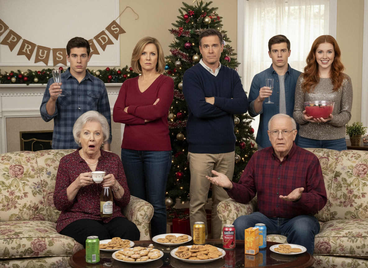 Woman Hosts Christmas Party But Bans Alcohol Because Her Father Was An Alcoholic - So Family Decides Not To Attend