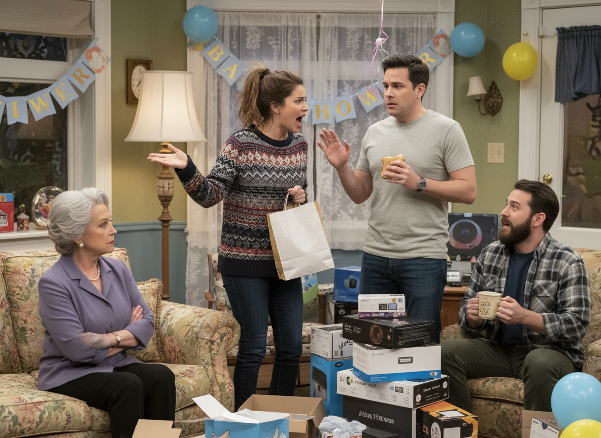 AITA for telling everyone that my husband sold all my baby shower gifts?