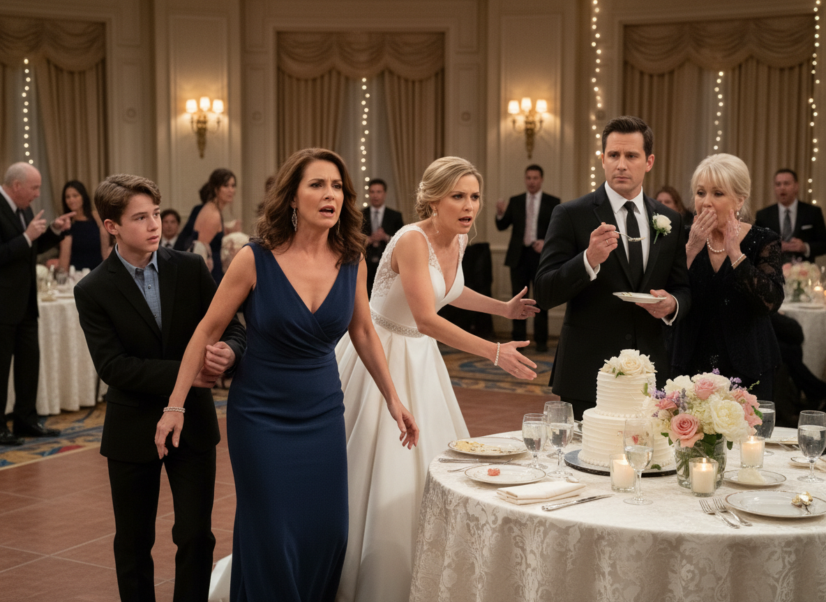 AITAH for walking out of my sister's wedding after finding out why my son was excluded?