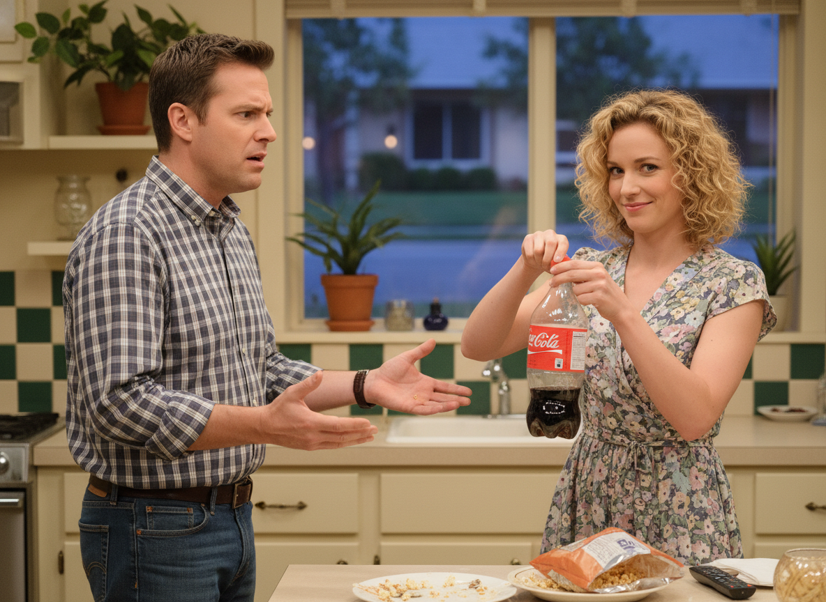 AITA for asking my fiancee to stop squeezing the bottle of coke before she puts the lid on