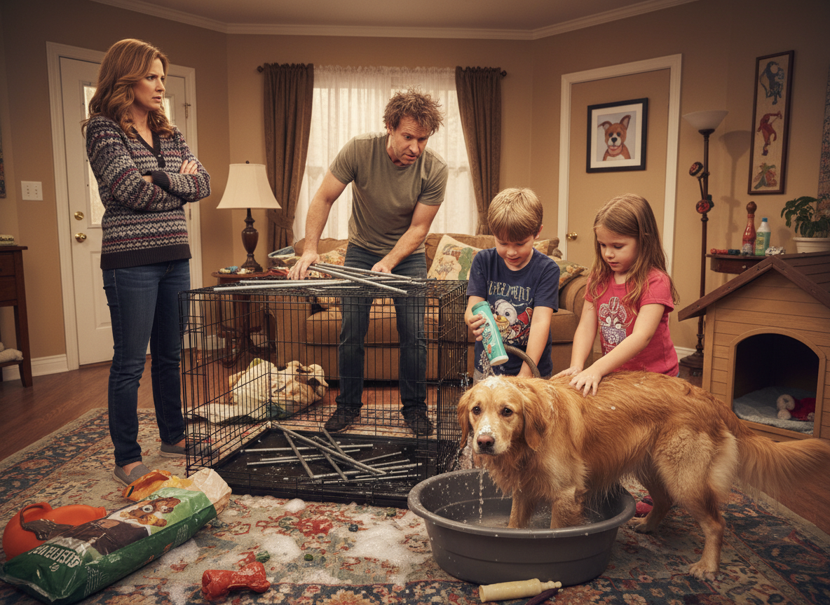 AITA for making my husband and children prove they can take care of a dog without my help?