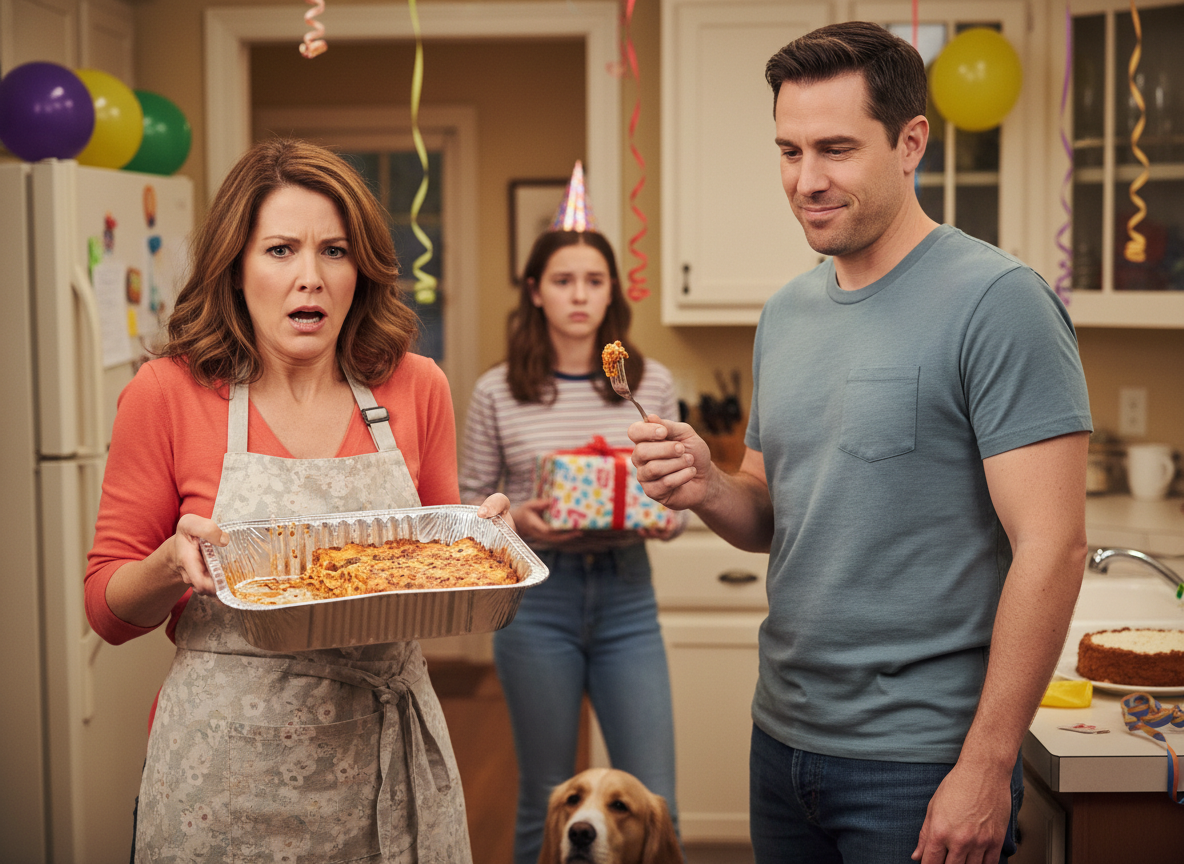 AITA for losing it after my husband ate from the lasagna I prepared for my niece's birthday?