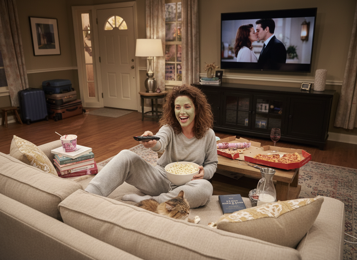 AITA for enjoying my “solo” time to the max when my bf is out of town?