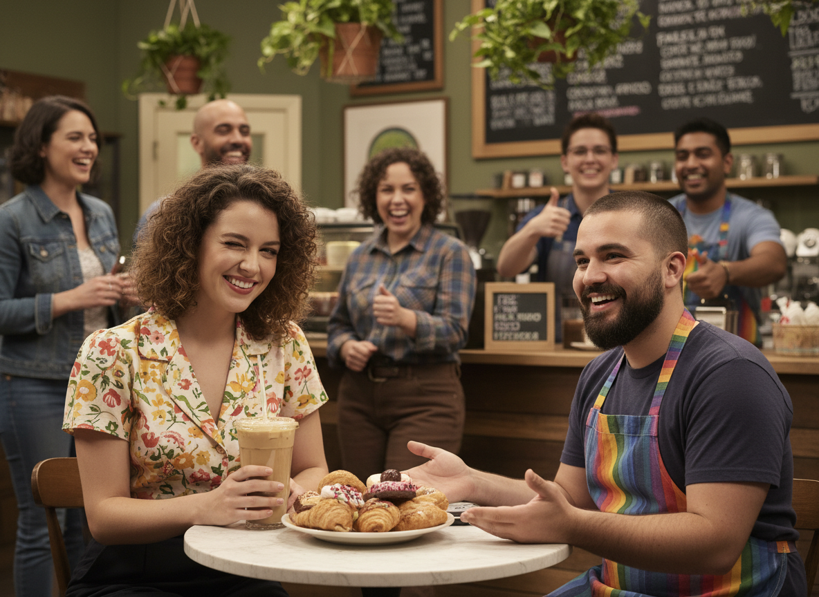 AITAH for not telling the barista I’m straight and accepting perks?