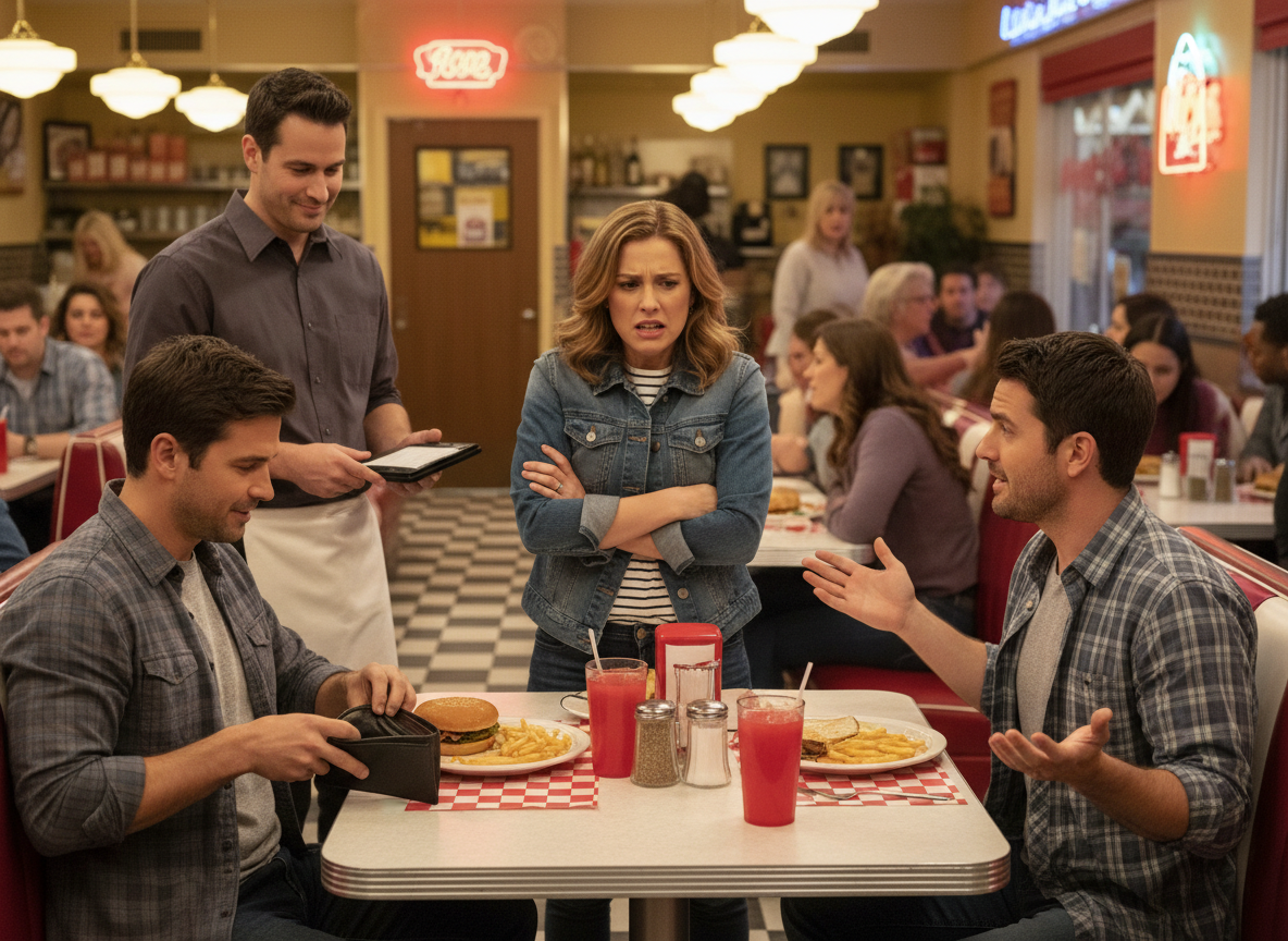 AITA for getting up and walking out of the diner when my boyfriend said that he forgot his credit card?