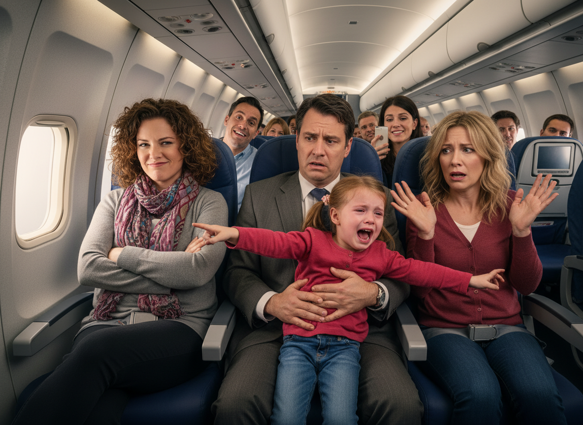 AITA for not giving up my window seat on a plane to a kid just because she threw a tantrum?