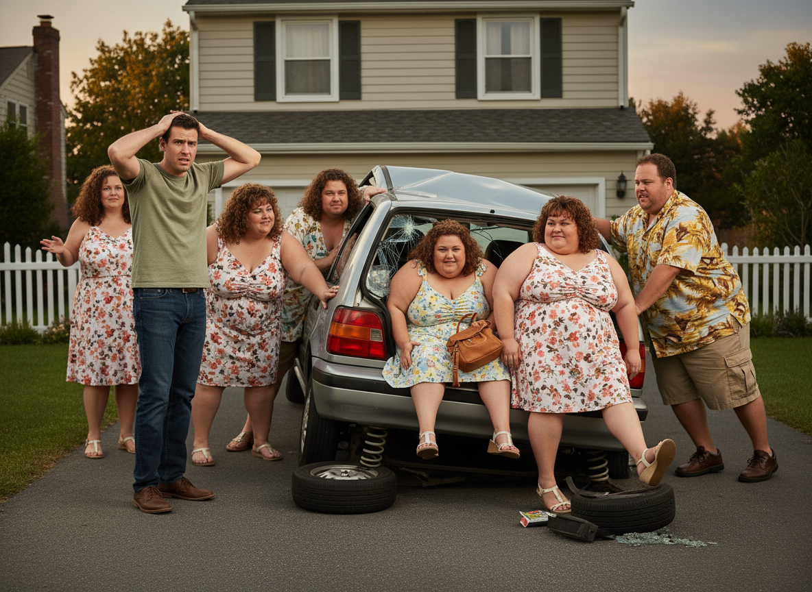 AITAH - Wife’s fat family broke my car ….