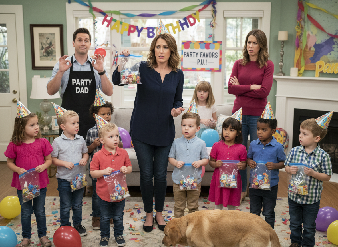 AITA for using p**p bags for my daughter's birthday party?